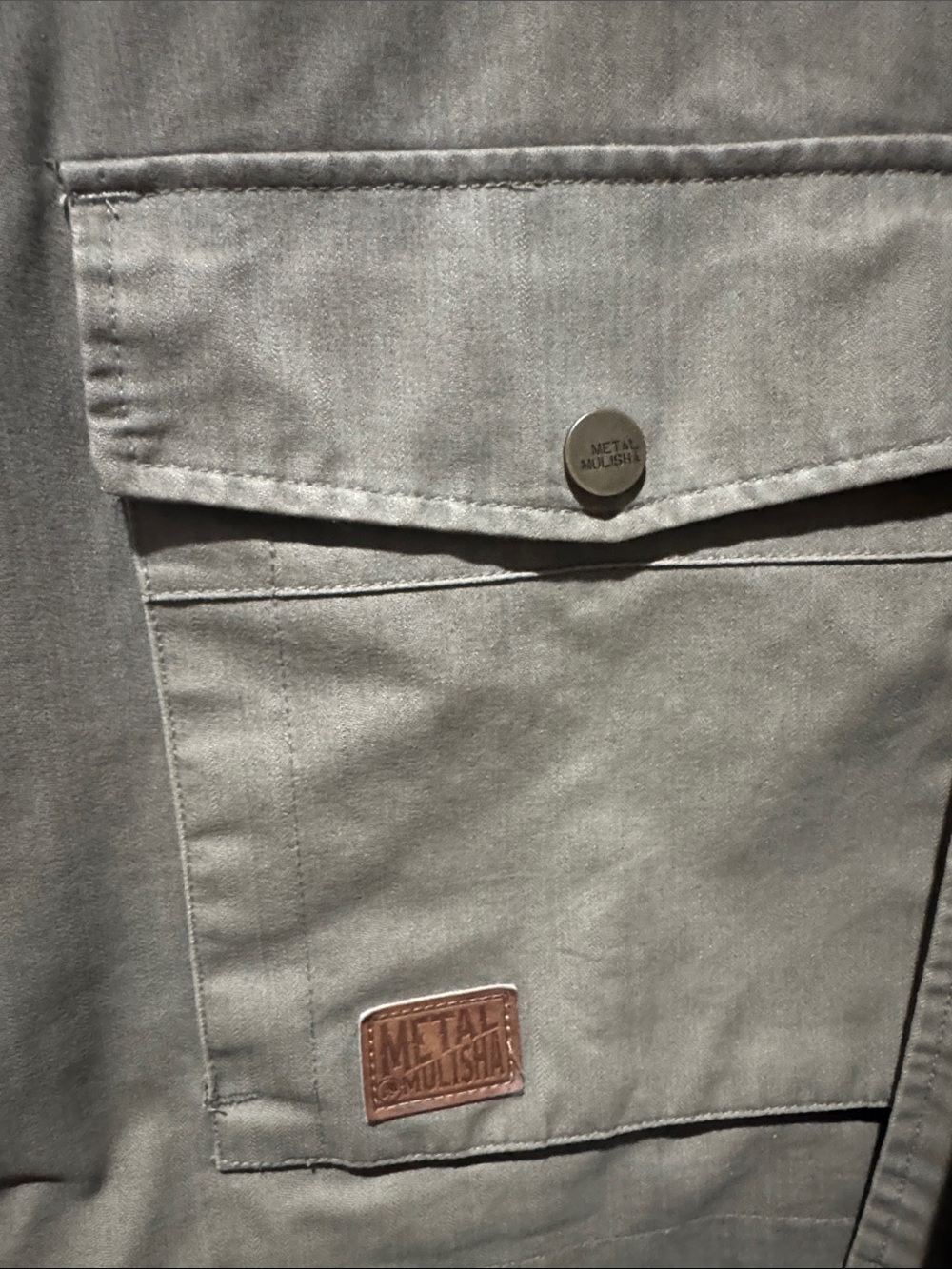 Metal Mulisha Olive Green Hooded Field Jacket - Picture 5 of 12